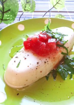 塩トマトでイタリアンな冷ややっこ♪-レシピのメイン写真