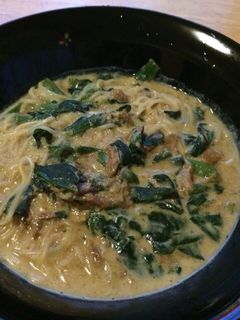 鮪フレークで豆乳味噌煮麺-レシピのメイン写真