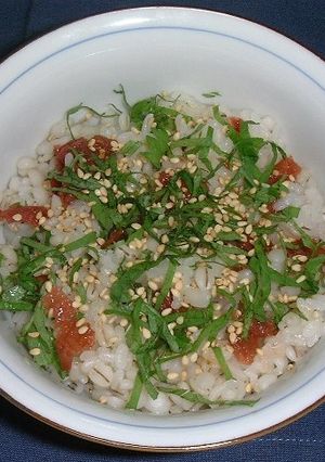 青じそ梅ご飯-レシピのメイン写真