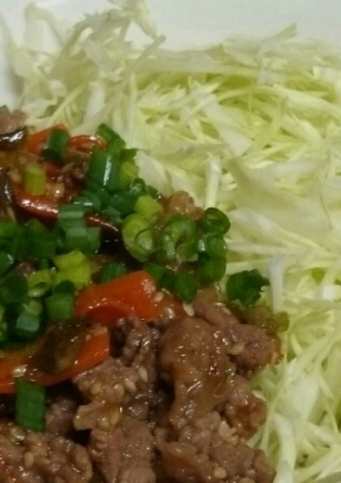 簡単 プルコギ風牛肉炒め-レシピのメイン写真