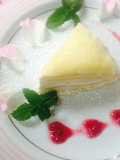 薔薇ジャムのミルクレープ-レシピのメイン写真