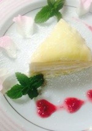 薔薇ジャムのミルクレープ-レシピのメイン写真