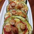 野菜たっぷり♡ズッキーニピザ