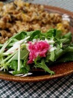 紫タマネギの梅酢和え-レシピのメイン写真