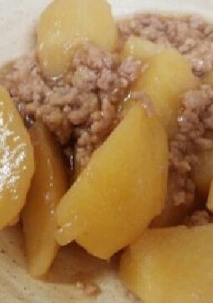 ご飯に合う♪じゃがいものそぼろ煮-レシピのメイン写真