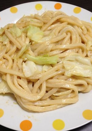 簡単☆味噌マヨ焼うどん-レシピのメイン写真