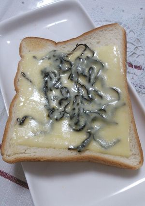 塩こんぶチーズトースト-レシピのメイン写真