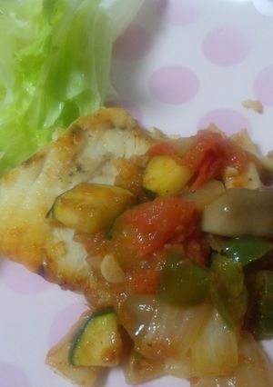 ☆メカジキのソテー 夏野菜添え☆-レシピのメイン写真