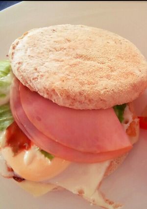 カフェ風イングリッシュマフィン-レシピのメイン写真