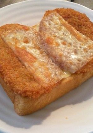大きな幸せ♡ハムチートースト-レシピのメイン写真
