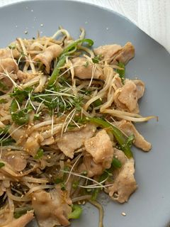 もやし+豚バラ×塩昆布+オイスターソース-レシピのメイン写真
