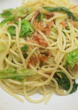 【パスタ】キャベツのペペロンチーノ-レシピのメイン写真