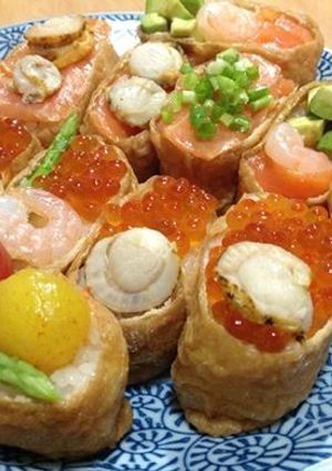 さかさま稲荷寿司(いなり寿司)-レシピのメイン写真