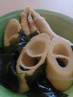 たけのことワカメの生姜風煮-レシピのメイン写真