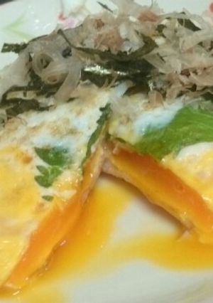 朝食に～大葉チーズが香るハムエッグ♪-レシピのメイン写真