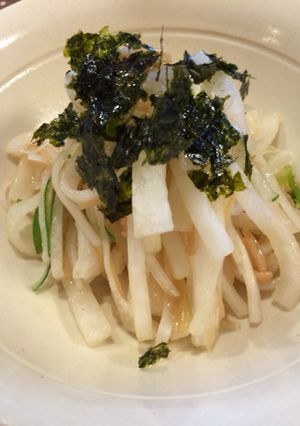 大根とナメタケの梅肉和え-レシピのメイン写真