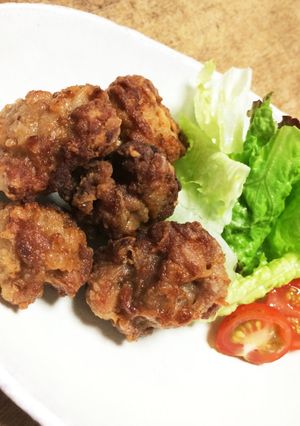 豚コマの唐揚げ-レシピのメイン写真
