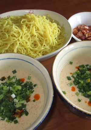 ピリ辛冷やし豆乳つけ麺-レシピのメイン写真