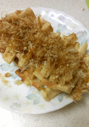 トースターでさくさく油揚げ　簡単おつまみ-レシピのメイン写真