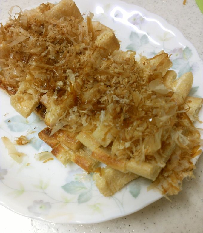 トースターでさくさく油揚げ 簡単おつまみ by Elly's