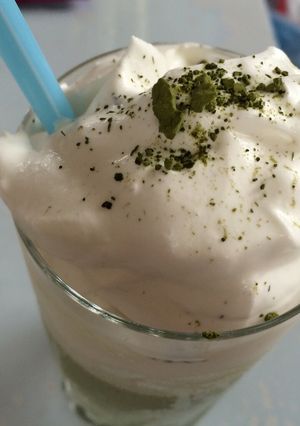 スタバ風抹茶フラペチーノ-レシピのメイン写真