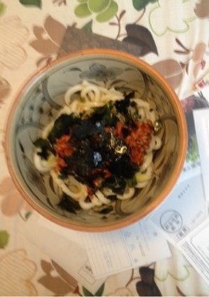 韓国風 キムチ納豆うどん-レシピのメイン写真