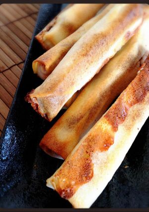 超簡単‼ ヘルシー焼き春巻きチーズ入り♪-レシピのメイン写真