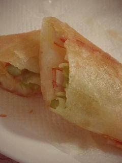 アスパラとカニカマのちょいカレー風味春巻-レシピのメイン写真