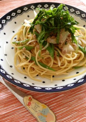 我が家の肉味噌で和風パスタ-レシピのメイン写真