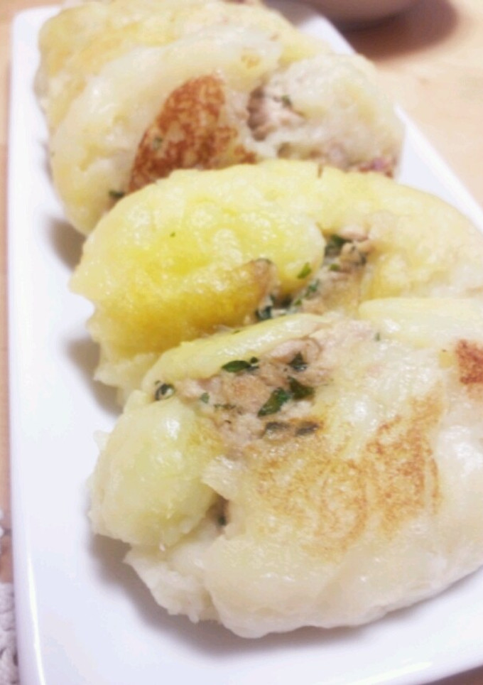 チーズと違うよ！もちっツナマヨジャガもち-レシピのメイン写真