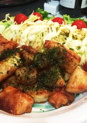★簡単★鶏肉のガーリックポン酢炒め-レシピのメイン写真
