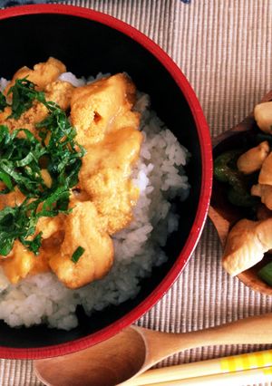 三陸うに丼！贅沢！-レシピのメイン写真