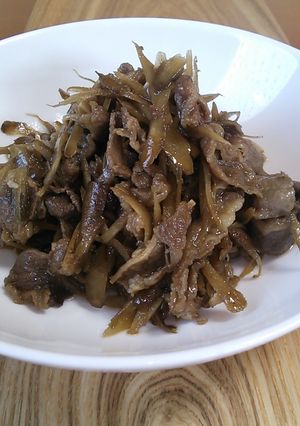 我が家の甘めきんぴら～牛肉編～-レシピのメイン写真
