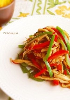 肉なしの青椒肉絲（菜食ぴったり）-レシピのメイン写真