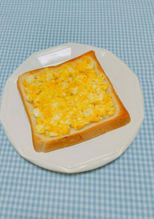 〖蜂蜜風味な卵トースト〗-レシピのメイン写真