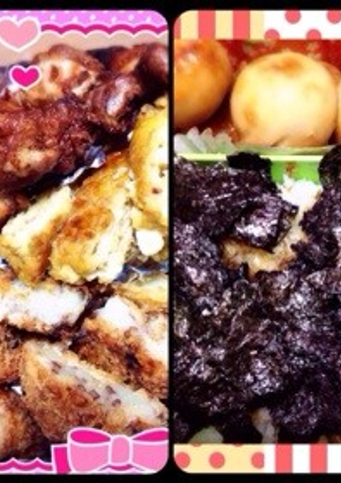 簡単弁当(のり弁)-レシピのメイン写真
