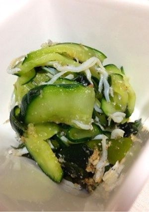 酢の物　☆キュウリ×しらす×ワカメ☆-レシピのメイン写真