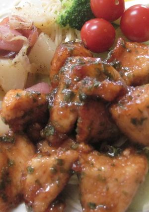 鶏肉の甘酢シソ和え-レシピのメイン写真