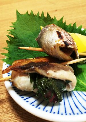 鯵のマキマキ~梅しそ~-レシピのメイン写真