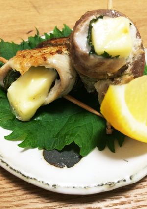 鯵のマキマキ焼~大葉チーズ~-レシピのメイン写真