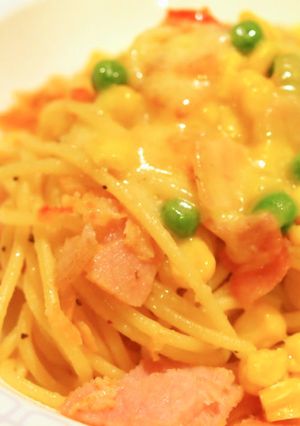 簡単ミックスベジのバターチーズのパスタ♪-レシピのメイン写真
