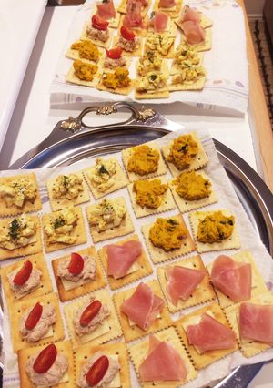 パーティレシピ 華やかクラッカー☆-レシピのメイン写真