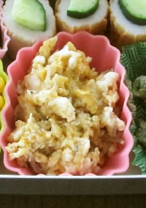 【お弁当おかず】じゃこスクランブルエッグ-レシピのメイン写真