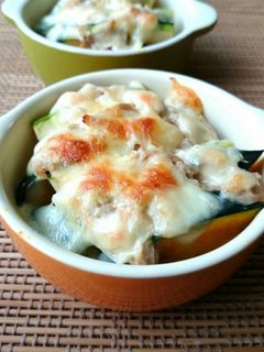 ズッキーニ南瓜の☆ツナマヨチーズグラタン-レシピのメイン写真