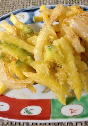 ズッキーニでかき揚げ☆-レシピのメイン写真