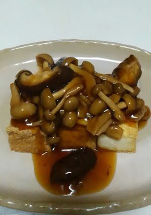 ☆おつまみ☆カリカリ厚揚げにあんかけ-レシピのメイン写真