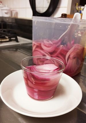 超カンタン！紫玉ねぎのらっきょ風ピクルス-レシピのメイン写真