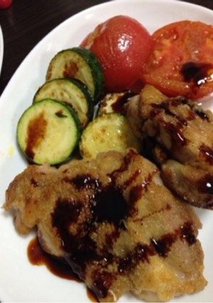 鶏のソテー•バルサミコソース-レシピのメイン写真