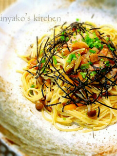しめじとベーコンの和風パスタ-レシピのメイン写真