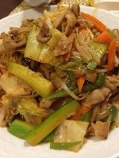 ピリ辛!豚肉とキムチの野菜炒め-レシピのメイン写真